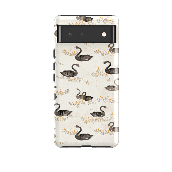 Google Tough Case -  Swans Cream By Katherine Quinn