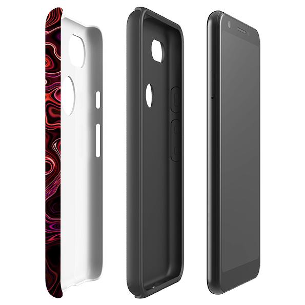 Google phone case-Swizzle-Product Details Raised bevel to protect screen from scratches. Impact resistant polycarbonate shell and shock absorbing inner TPU liner. Secure fit with design wrapping around side of the case and full access to ports. Compatible with Qi-standard wireless charging. Thickness 1/8 inch (3mm), weight 30g. Compatibility See drop down menu for options, please select the right case as we print to order.-Stringberry