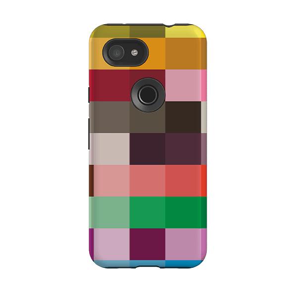 Google phone case-Technicolor-Product Details Raised bevel to protect screen from scratches. Impact resistant polycarbonate shell and shock absorbing inner TPU liner. Secure fit with design wrapping around side of the case and full access to ports. Compatible with Qi-standard wireless charging. Thickness 1/8 inch (3mm), weight 30g. Compatibility See drop down menu for options, please select the right case as we print to order.-Stringberry