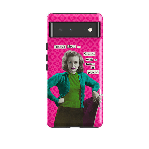 Google phone case-Todays Mood By Clare Jordan-Product Details Raised bevel to protect screen from scratches. Impact resistant polycarbonate shell and shock absorbing inner TPU liner. Secure fit with design wrapping around side of the case and full access to ports. Compatible with Qi-standard wireless charging. Thickness 1/8 inch (3mm), weight 30g. Compatibility See drop down menu for options, please select the right case as we print to order.-Stringberry