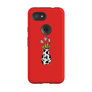 Google phone case-Tulips-Product Details Raised bevel to protect screen from scratches. Impact resistant polycarbonate shell and shock absorbing inner TPU liner. Secure fit with design wrapping around side of the case and full access to ports. Compatible with Qi-standard wireless charging. Thickness 1/8 inch (3mm), weight 30g. Compatibility See drop down menu for options, please select the right case as we print to order.-Stringberry