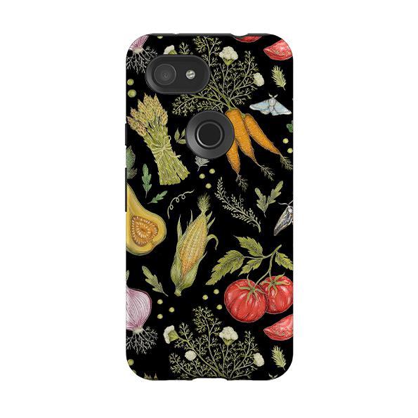Google phone case-Vegetables By Catherine Rowe-Product Details Raised bevel to protect screen from scratches. Impact resistant polycarbonate shell and shock absorbing inner TPU liner. Secure fit with design wrapping around side of the case and full access to ports. Compatible with Qi-standard wireless charging. Thickness 1/8 inch (3mm), weight 30g. Compatibility See drop down menu for options, please select the right case as we print to order.-Stringberry