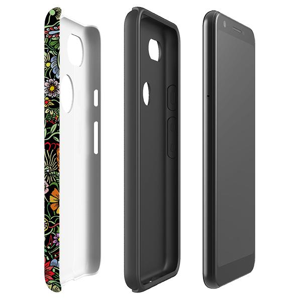 Google phone case-Verona-Product Details Raised bevel to protect screen from scratches. Impact resistant polycarbonate shell and shock absorbing inner TPU liner. Secure fit with design wrapping around side of the case and full access to ports. Compatible with Qi-standard wireless charging. Thickness 1/8 inch (3mm), weight 30g. Compatibility See drop down menu for options, please select the right case as we print to order.-Stringberry