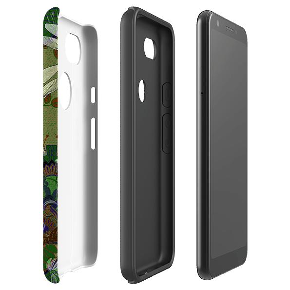 Google phone case-Vyne-Product Details Raised bevel to protect screen from scratches. Impact resistant polycarbonate shell and shock absorbing inner TPU liner. Secure fit with design wrapping around side of the case and full access to ports. Compatible with Qi-standard wireless charging. Thickness 1/8 inch (3mm), weight 30g. Compatibility See drop down menu for options, please select the right case as we print to order.-Stringberry