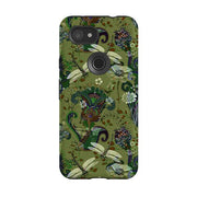 Google phone case-Vyne Pattern-Product Details Raised bevel to protect screen from scratches. Impact resistant polycarbonate shell and shock absorbing inner TPU liner. Secure fit with design wrapping around side of the case and full access to ports. Compatible with Qi-standard wireless charging. Thickness 1/8 inch (3mm), weight 30g. Compatibility See drop down menu for options, please select the right case as we print to order.-Stringberry