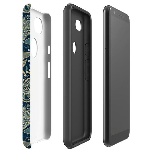 Google phone case-Wedmore-Product Details Raised bevel to protect screen from scratches. Impact resistant polycarbonate shell and shock absorbing inner TPU liner. Secure fit with design wrapping around side of the case and full access to ports. Compatible with Qi-standard wireless charging. Thickness 1/8 inch (3mm), weight 30g. Compatibility See drop down menu for options, please select the right case as we print to order.-Stringberry