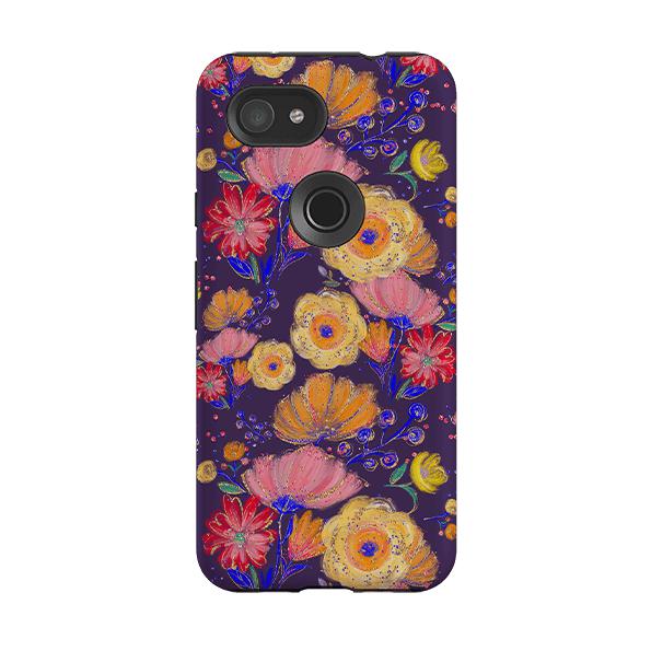 Google phone case-Wonderland Garden-Product Details Raised bevel to protect screen from scratches. Impact resistant polycarbonate shell and shock absorbing inner TPU liner. Secure fit with design wrapping around side of the case and full access to ports. Compatible with Qi-standard wireless charging. Thickness 1/8 inch (3mm), weight 30g. Compatibility See drop down menu for options, please select the right case as we print to order.-Stringberry