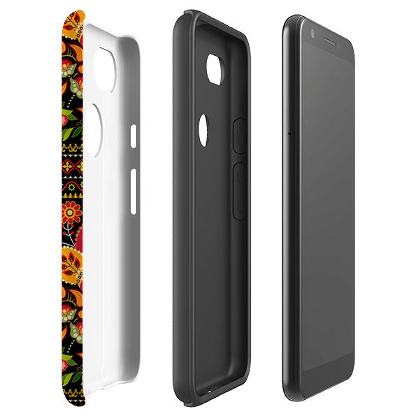 Google phone case-Worplesdon-Product Details Raised bevel to protect screen from scratches. Impact resistant polycarbonate shell and shock absorbing inner TPU liner. Secure fit with design wrapping around side of the case and full access to ports. Compatible with Qi-standard wireless charging. Thickness 1/8 inch (3mm), weight 30g. Compatibility See drop down menu for options, please select the right case as we print to order.-Stringberry