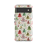 Google Tough Case -  Xmas Trees By Elisabeth Haager