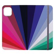 Wallet phone case-Gradient Fan Wallet Case By Kitty Joseph-All Products Are Printed To OrderNo returns will be entertained if you select the wrong model. Please ensure you select the right modelDesigned to be stylish as well as protective. Made from a combination of Vegan leather and printed with a classy satin finish, our cases will surely make you stand out from the crowd.Product DetailsVegan Leather Wallet Folio Case Vegan leather. 3 slots for cards Fully printed exterior. CompatibilitySee dr