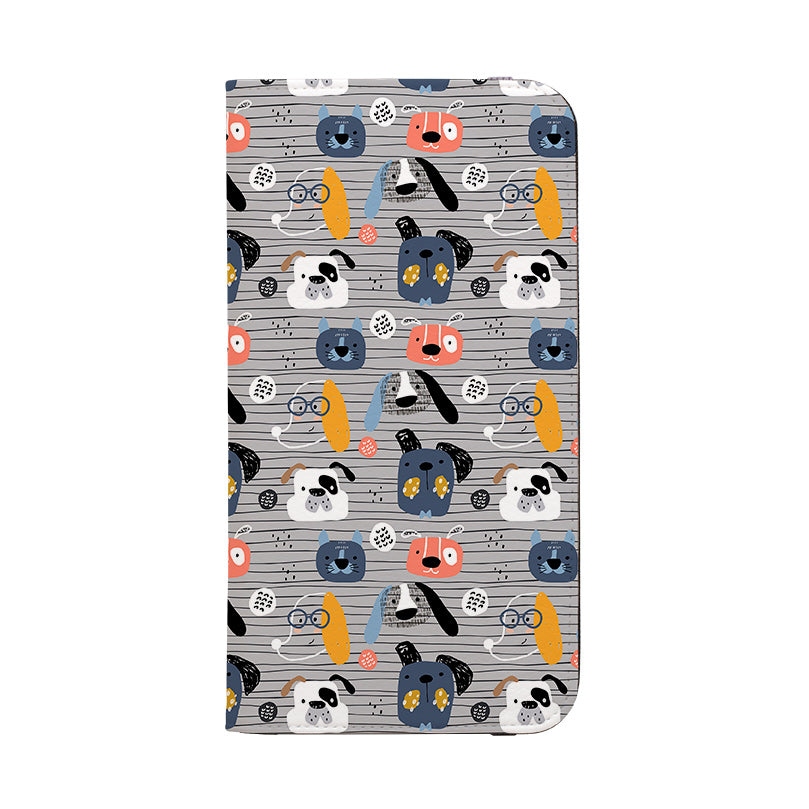 Wallet phone case-Groucho Barks-Vegan Leather Wallet Case Vegan leather. 3 slots for cards Fully printed exterior. Compatibility See drop down menu for options, please select the right case as we print to order.-Stringberry