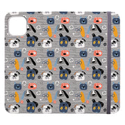 Wallet phone case-Groucho Barks-Vegan Leather Wallet Case Vegan leather. 3 slots for cards Fully printed exterior. Compatibility See drop down menu for options, please select the right case as we print to order.-Stringberry