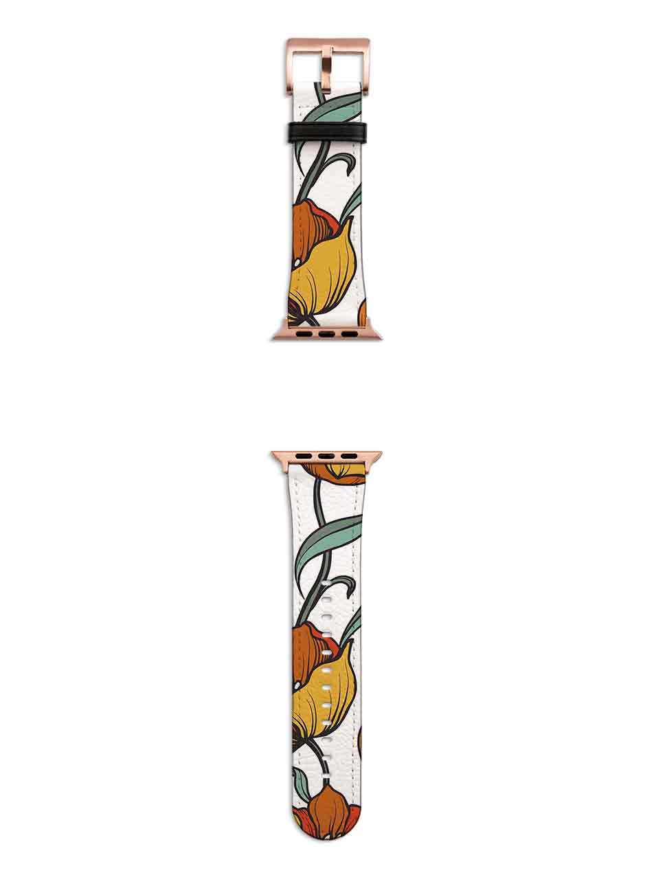 Happy Floral Apple Watch Strap