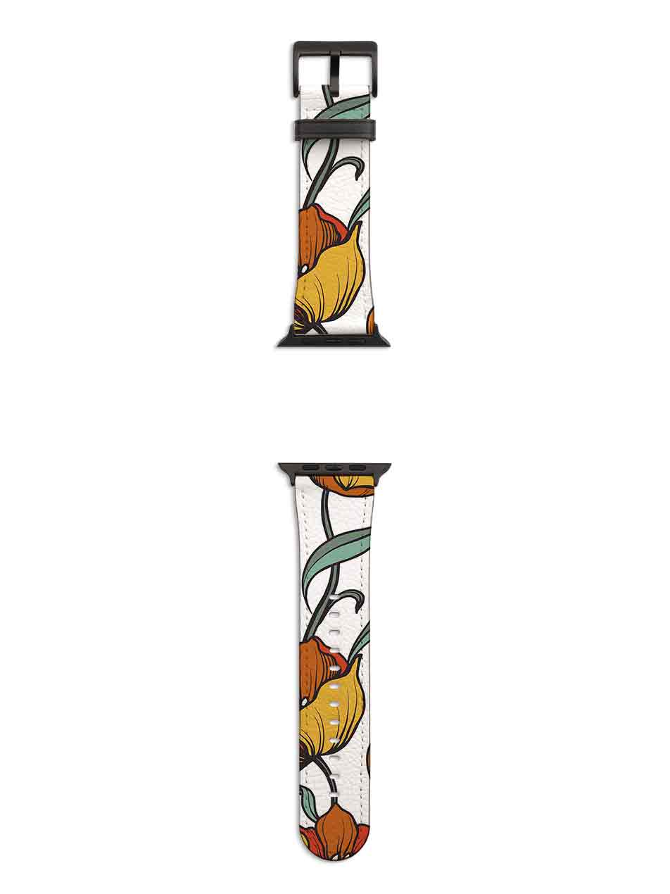 Happy Floral Apple Watch Strap