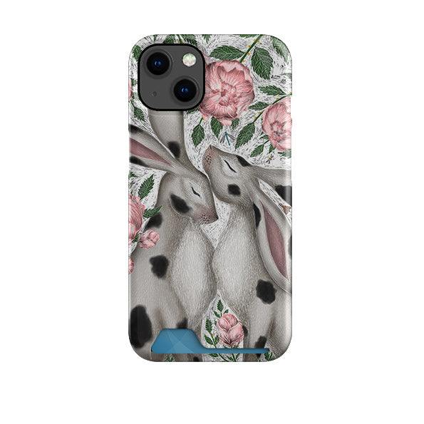 Hares And Peonies Case and Card Case By Catherine Rowe