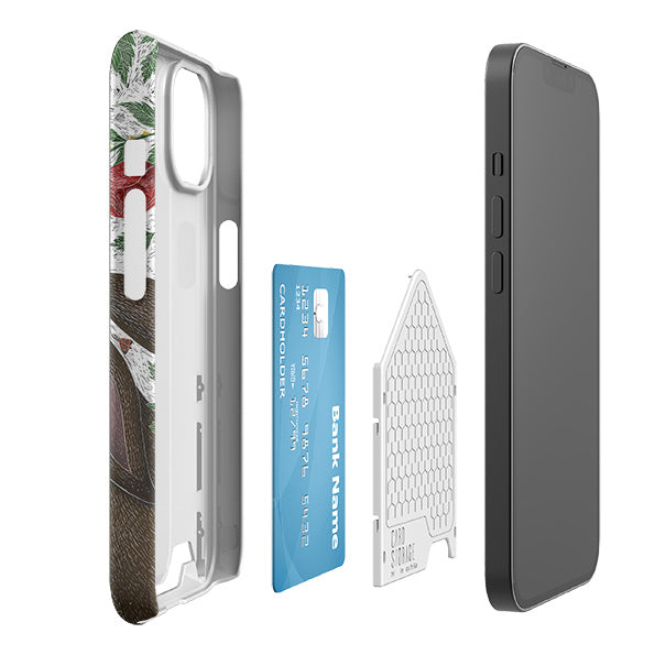 Hares And Red Roses Case and Card Case By Catherine Rowe