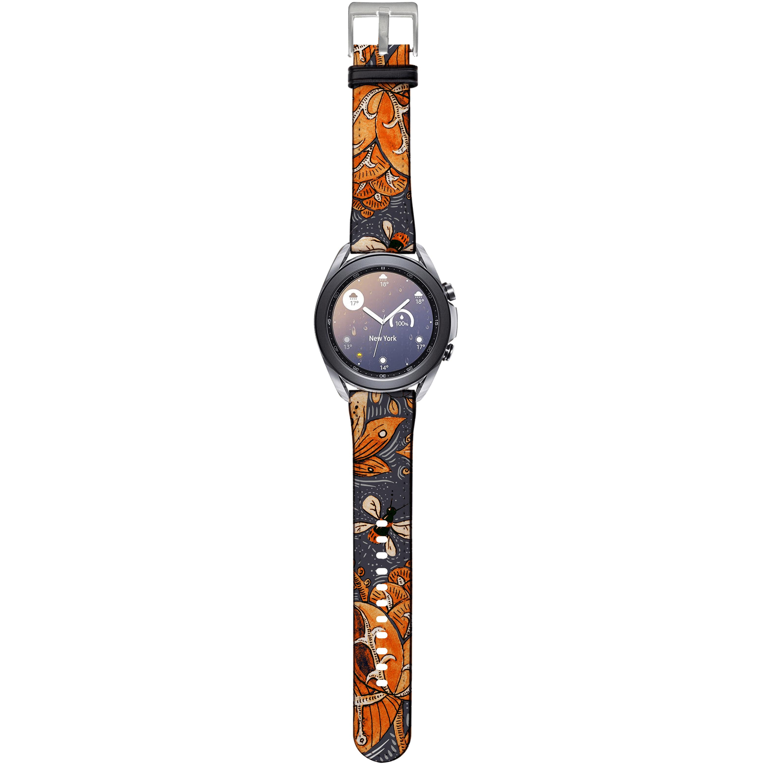 Apple Watch Straps-Hidcote Manor Android Watch Strap-Paper Leather Samsung Watch Straps Product Details Get trendy with our Paper leather Samsung Watch bands. Available for all models of Samsung watch. High quality Paper Leather Fully printed on all exterior sides. Samsung Watch Band 40mm/42mm Samsung Watch Band 45mm/46mm-Stringberry