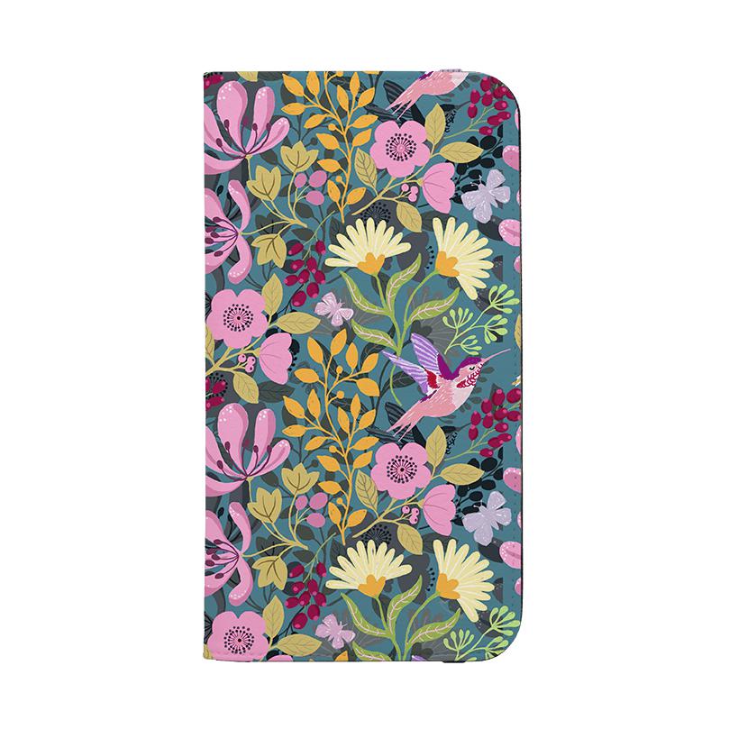 Wallet phone case-Hummingbird By Bex Parkin-Vegan Leather Wallet Case Vegan leather. 3 slots for cards Fully printed exterior. Compatibility See drop down menu for options, please select the right case as we print to order.-Stringberry