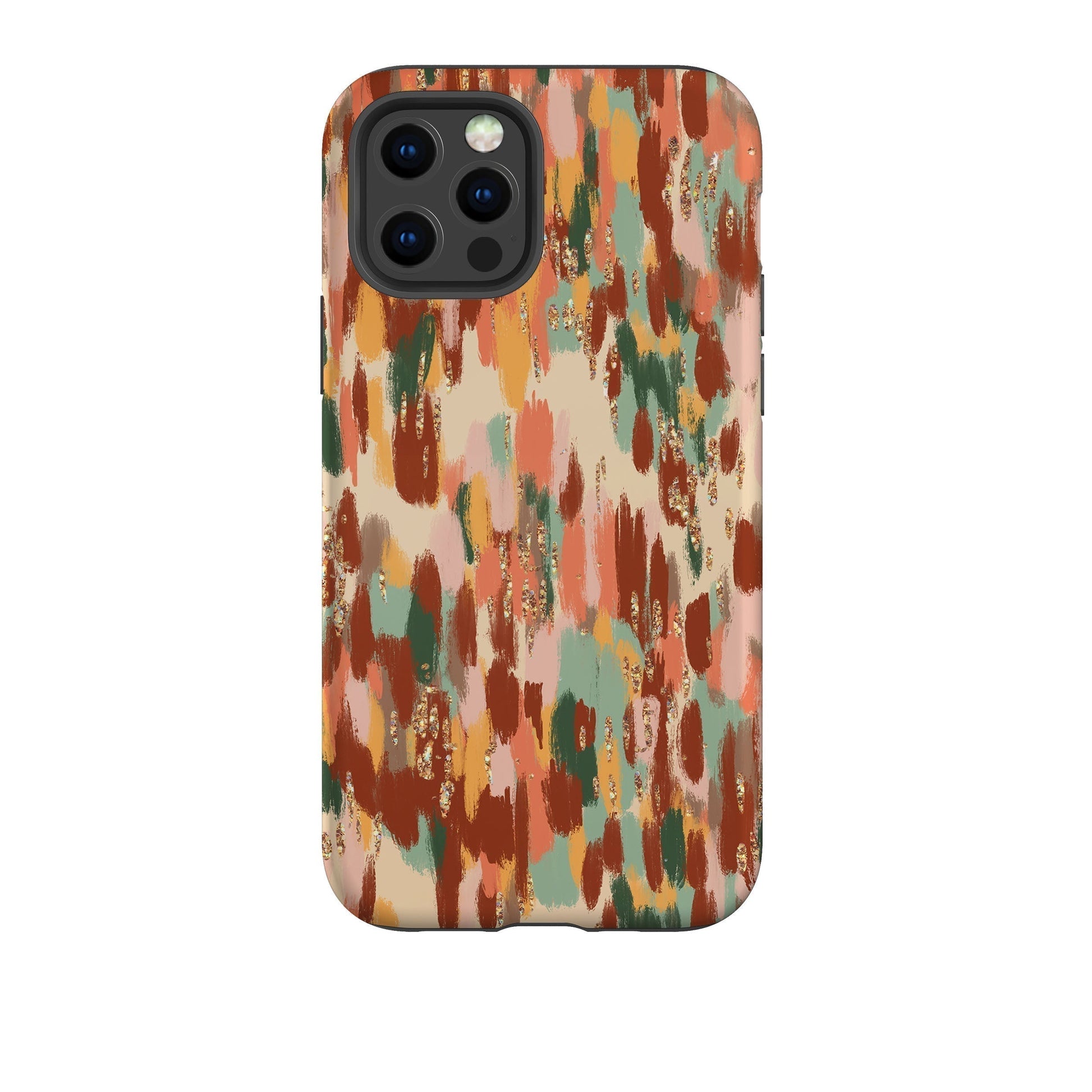 iPhone phone case-Autumn Drops-Product Details Raised bevel to protect screen from scratches. Impact resistant polycarbonate shell and shock absorbing inner TPU liner. Secure fit with design wrapping around side of the case and full access to ports. Compatible with Qi-standard wireless charging. Thickness 1/8 inch (3mm), weight 30g. Compatibility See drop down menu for options, please select the right case as we print to order.-Stringberry