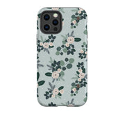 iPhone phone case-Blooms Of Xmas-Product Details Raised bevel to protect screen from scratches. Impact resistant polycarbonate shell and shock absorbing inner TPU liner. Secure fit with design wrapping around side of the case and full access to ports. Compatible with Qi-standard wireless charging. Thickness 1/8 inch (3mm), weight 30g. Compatibility See drop down menu for options, please select the right case as we print to order.-Stringberry