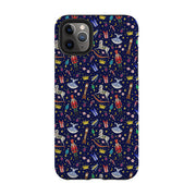 iPhone phone case-Blue Nutcracker By Catherine Rowe-Product Details Raised bevel to protect screen from scratches. Impact resistant polycarbonate shell and shock absorbing inner TPU liner. Secure fit with design wrapping around side of the case and full access to ports. Compatible with Qi-standard wireless charging. Thickness 1/8 inch (3mm), weight 30g. Compatibility See drop down menu for options, please select the right case as we print to order.-Stringberry