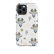 iPhone phone case-Boho Xmas-Product Details Raised bevel to protect screen from scratches. Impact resistant polycarbonate shell and shock absorbing inner TPU liner. Secure fit with design wrapping around side of the case and full access to ports. Compatible with Qi-standard wireless charging. Thickness 1/8 inch (3mm), weight 30g. Compatibility See drop down menu for options, please select the right case as we print to order.-Stringberry