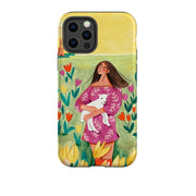 iPhone phone case-Coming Home By Caroline Bonne Muller-Product Details Raised bevel to protect screen from scratches. Impact resistant polycarbonate shell and shock absorbing inner TPU liner. Secure fit with design wrapping around side of the case and full access to ports. Compatible with Qi-standard wireless charging. Thickness 1/8 inch (3mm), weight 30g. Compatibility See drop down menu for options, please select the right case as we print to order.-Stringberry