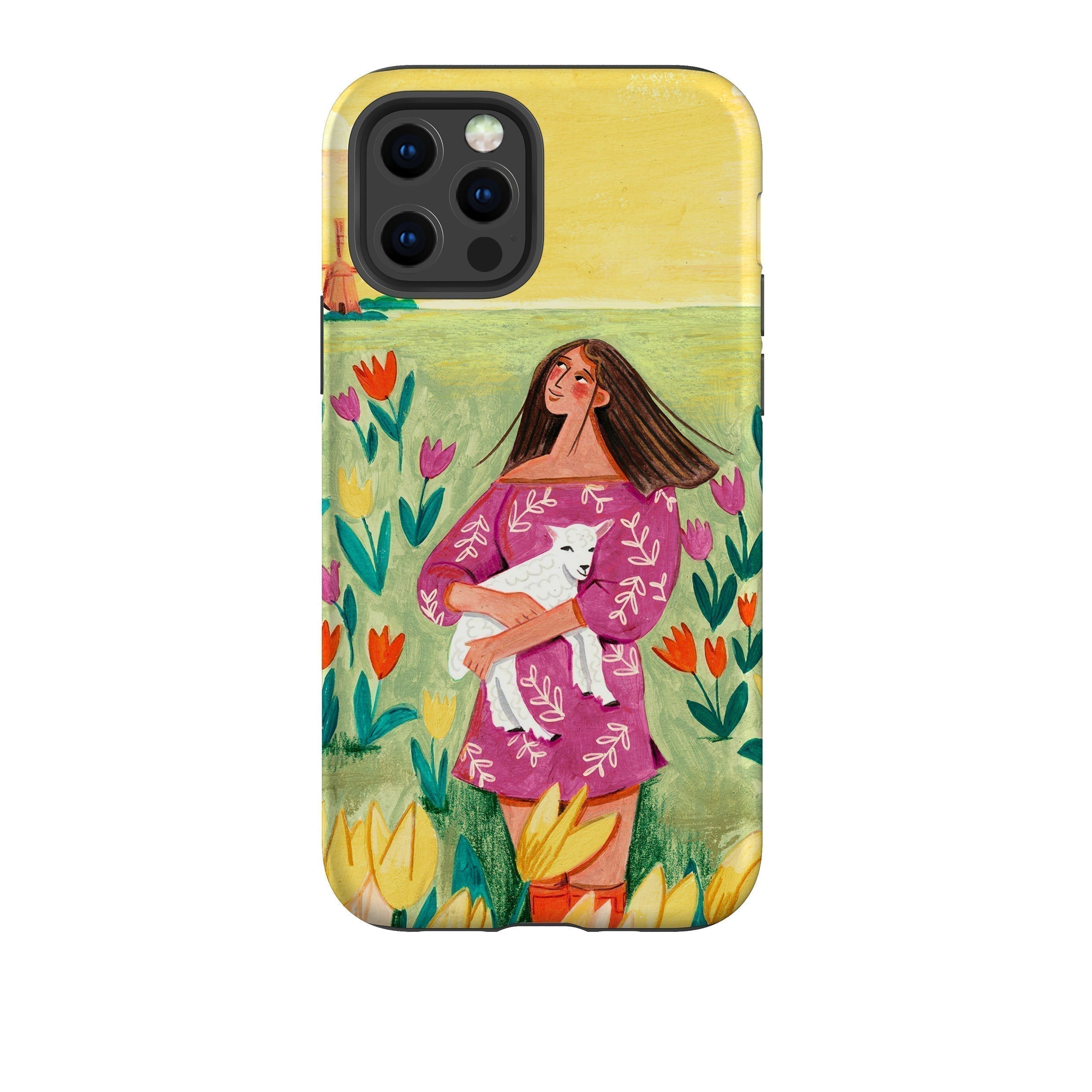 iPhone phone case-Coming Home By Caroline Bonne Muller-Product Details Raised bevel to protect screen from scratches. Impact resistant polycarbonate shell and shock absorbing inner TPU liner. Secure fit with design wrapping around side of the case and full access to ports. Compatible with Qi-standard wireless charging. Thickness 1/8 inch (3mm), weight 30g. Compatibility See drop down menu for options, please select the right case as we print to order.-Stringberry