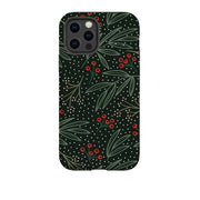 iPhone phone case-Evergreen-Product Details Raised bevel to protect screen from scratches. Impact resistant polycarbonate shell and shock absorbing inner TPU liner. Secure fit with design wrapping around side of the case and full access to ports. Compatible with Qi-standard wireless charging. Thickness 1/8 inch (3mm), weight 30g. Compatibility See drop down menu for options, please select the right case as we print to order.-Stringberry