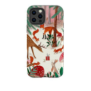 iPhone phone case-Forest Gifts By Caroline Bonne Muller-Product Details Raised bevel to protect screen from scratches. Impact resistant polycarbonate shell and shock absorbing inner TPU liner. Secure fit with design wrapping around side of the case and full access to ports. Compatible with Qi-standard wireless charging. Thickness 1/8 inch (3mm), weight 30g. Compatibility See drop down menu for options, please select the right case as we print to order.-Stringberry