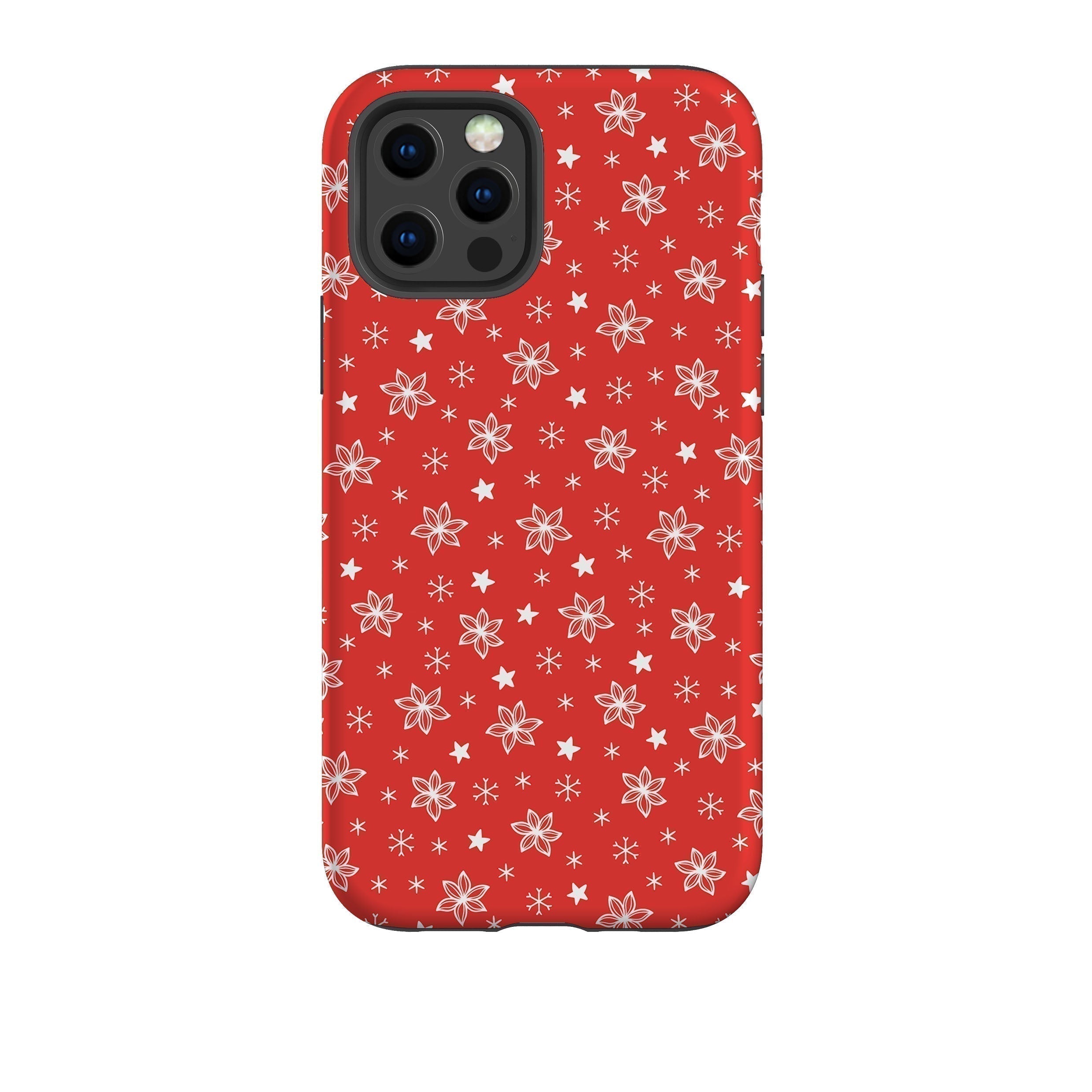 iPhone phone case-Let It Snow-Product Details Raised bevel to protect screen from scratches. Impact resistant polycarbonate shell and shock absorbing inner TPU liner. Secure fit with design wrapping around side of the case and full access to ports. Compatible with Qi-standard wireless charging. Thickness 1/8 inch (3mm), weight 30g. Compatibility See drop down menu for options, please select the right case as we print to order.-Stringberry