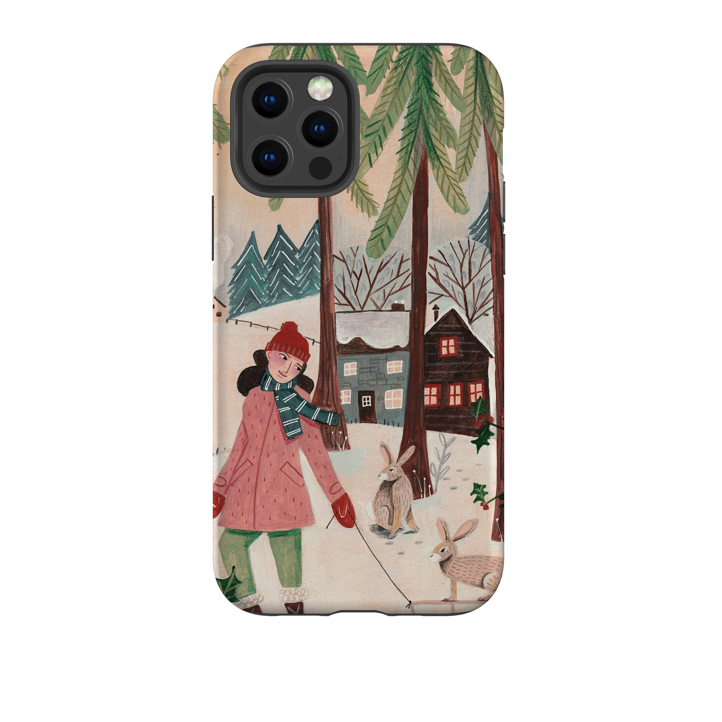 iPhone phone case-Lets Go By Caroline Bonne Muller-Product Details Raised bevel to protect screen from scratches. Impact resistant polycarbonate shell and shock absorbing inner TPU liner. Secure fit with design wrapping around side of the case and full access to ports. Compatible with Qi-standard wireless charging. Thickness 1/8 inch (3mm), weight 30g. Compatibility See drop down menu for options, please select the right case as we print to order.-Stringberry