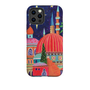 iPhone phone case-Magical Nights By Caroline Bonne Muller-Product Details Raised bevel to protect screen from scratches. Impact resistant polycarbonate shell and shock absorbing inner TPU liner. Secure fit with design wrapping around side of the case and full access to ports. Compatible with Qi-standard wireless charging. Thickness 1/8 inch (3mm), weight 30g. Compatibility See drop down menu for options, please select the right case as we print to order.-Stringberry