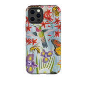 iPhone phone case-Pollinator By Caroline Bonne Muller-Product Details Raised bevel to protect screen from scratches. Impact resistant polycarbonate shell and shock absorbing inner TPU liner. Secure fit with design wrapping around side of the case and full access to ports. Compatible with Qi-standard wireless charging. Thickness 1/8 inch (3mm), weight 30g. Compatibility See drop down menu for options, please select the right case as we print to order.-Stringberry