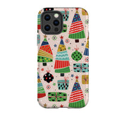 iPhone phone case-Scandi Xmas II-Product Details Raised bevel to protect screen from scratches. Impact resistant polycarbonate shell and shock absorbing inner TPU liner. Secure fit with design wrapping around side of the case and full access to ports. Compatible with Qi-standard wireless charging. Thickness 1/8 inch (3mm), weight 30g. Compatibility See drop down menu for options, please select the right case as we print to order.-Stringberry