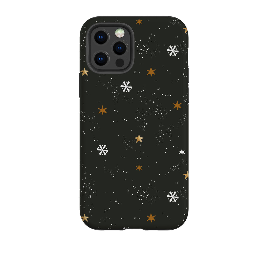 iPhone phone case-Starry Night-Product Details Raised bevel to protect screen from scratches. Impact resistant polycarbonate shell and shock absorbing inner TPU liner. Secure fit with design wrapping around side of the case and full access to ports. Compatible with Qi-standard wireless charging. Thickness 1/8 inch (3mm), weight 30g. Compatibility See drop down menu for options, please select the right case as we print to order.-Stringberry