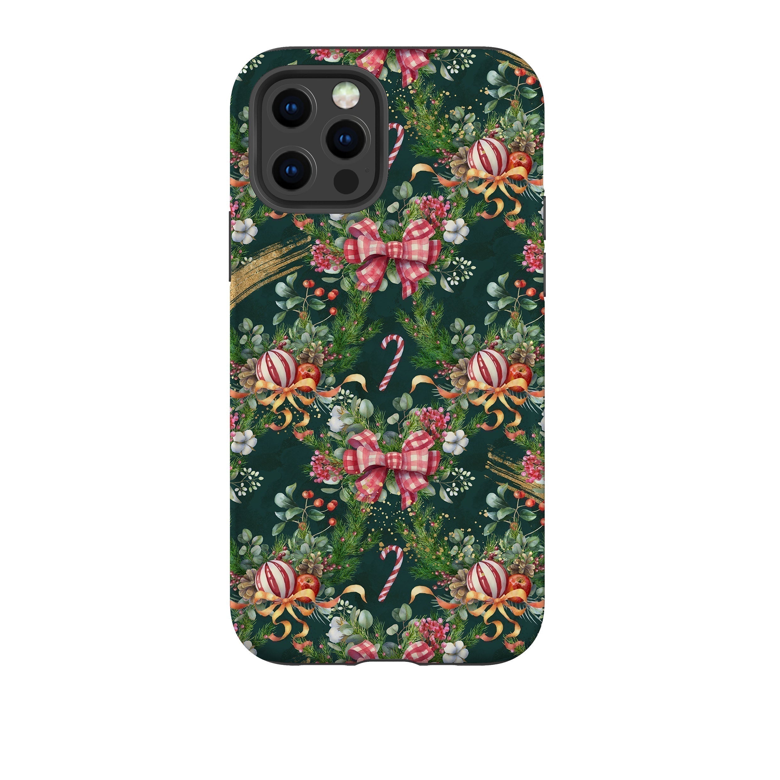 iPhone phone case-Sweet Winter-Product Details Raised bevel to protect screen from scratches. Impact resistant polycarbonate shell and shock absorbing inner TPU liner. Secure fit with design wrapping around side of the case and full access to ports. Compatible with Qi-standard wireless charging. Thickness 1/8 inch (3mm), weight 30g. Compatibility See drop down menu for options, please select the right case as we print to order.-Stringberry