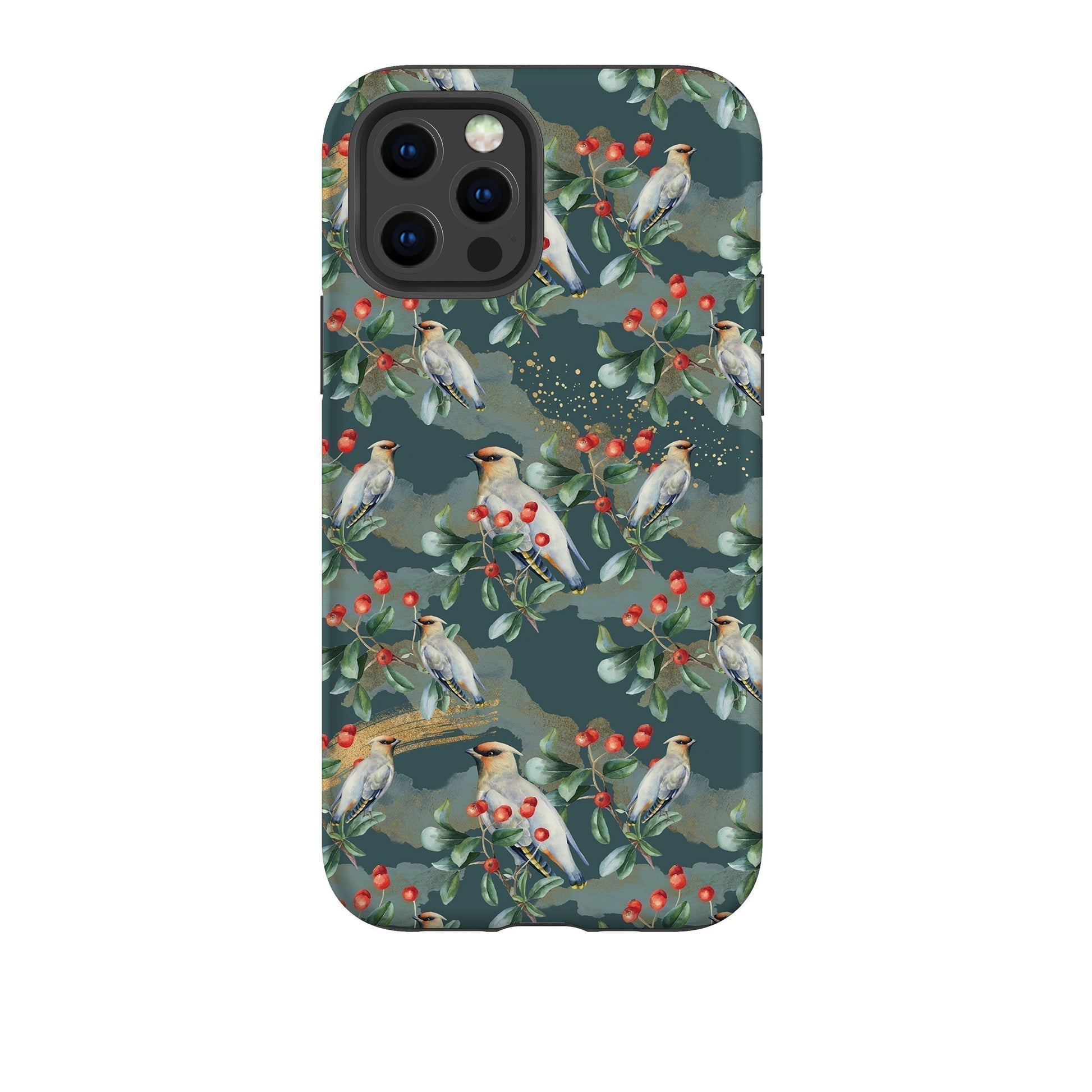 iPhone phone case-Tis The Season-Product Details Raised bevel to protect screen from scratches. Impact resistant polycarbonate shell and shock absorbing inner TPU liner. Secure fit with design wrapping around side of the case and full access to ports. Compatible with Qi-standard wireless charging. Thickness 1/8 inch (3mm), weight 30g. Compatibility See drop down menu for options, please select the right case as we print to order.-Stringberry