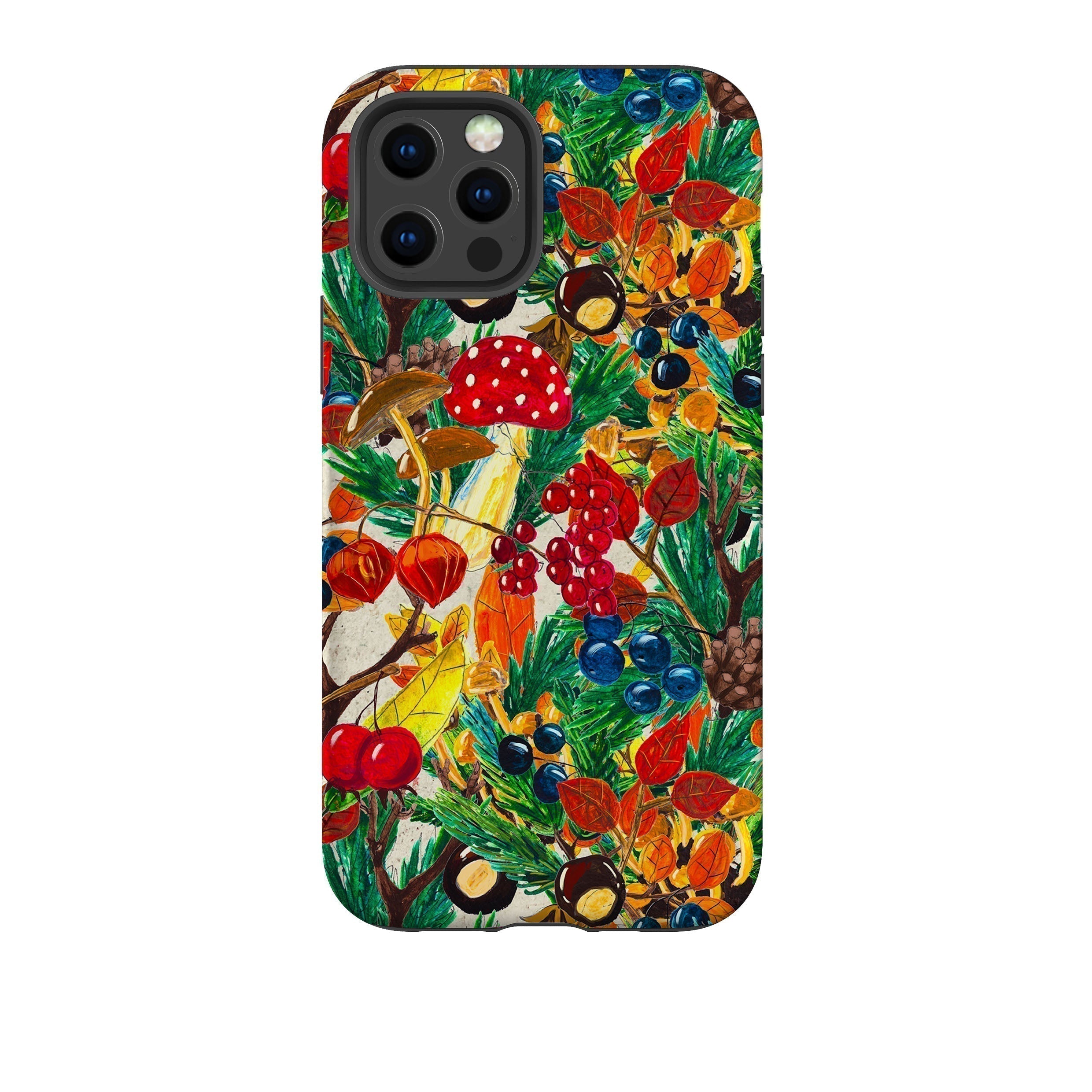 iPhone phone case-Winter Garden-Product Details Raised bevel to protect screen from scratches. Impact resistant polycarbonate shell and shock absorbing inner TPU liner. Secure fit with design wrapping around side of the case and full access to ports. Compatible with Qi-standard wireless charging. Thickness 1/8 inch (3mm), weight 30g. Compatibility See drop down menu for options, please select the right case as we print to order.-Stringberry