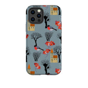 iPhone phone case-Winter Landscape-Product Details Raised bevel to protect screen from scratches. Impact resistant polycarbonate shell and shock absorbing inner TPU liner. Secure fit with design wrapping around side of the case and full access to ports. Compatible with Qi-standard wireless charging. Thickness 1/8 inch (3mm), weight 30g. Compatibility See drop down menu for options, please select the right case as we print to order.-Stringberry