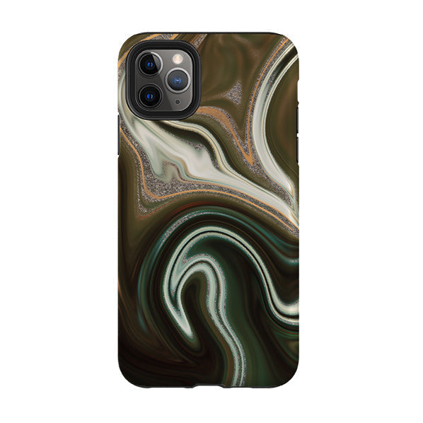 iPhone phone case-Abstract (case does not glitter)-Product Details Raised bevel to protect screen from scratches. Impact resistant polycarbonate shell and shock absorbing inner TPU liner. Secure fit with design wrapping around side of the case and full access to ports. Compatible with Qi-standard wireless charging. Thickness 1/8 inch (3mm), weight 30g. Compatibility See drop down menu for options, please select the right case as we print to order.-Stringberry