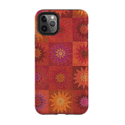 iPhone phone case-African Suns By Jehane-Product Details Raised bevel to protect screen from scratches. Impact resistant polycarbonate shell and shock absorbing inner TPU liner. Secure fit with design wrapping around side of the case and full access to ports. Compatible with Qi-standard wireless charging. Thickness 1/8 inch (3mm), weight 30g. Compatibility See drop down menu for options, please select the right case as we print to order.-Stringberry