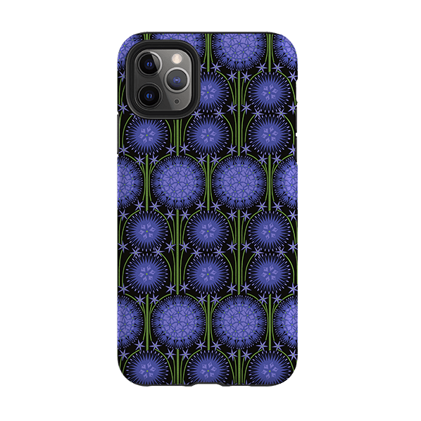 iPhone phone case-Allium By Cressida Bell-Product Details Raised bevel to protect screen from scratches. Impact resistant polycarbonate shell and shock absorbing inner TPU liner. Secure fit with design wrapping around side of the case and full access to ports. Compatible with Qi-standard wireless charging. Thickness 1/8 inch (3mm), weight 30g. Compatibility See drop down menu for options, please select the right case as we print to order.-Stringberry