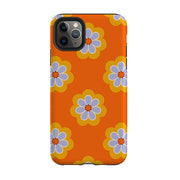 iPhone phone case-Amber Floral-Product Details Raised bevel to protect screen from scratches. Impact resistant polycarbonate shell and shock absorbing inner TPU liner. Secure fit with design wrapping around side of the case and full access to ports. Compatible with Qi-standard wireless charging. Thickness 1/8 inch (3mm), weight 30g. Compatibility See drop down menu for options, please select the right case as we print to order.-Stringberry