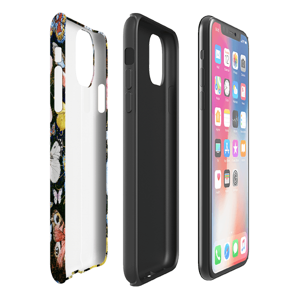 iPhone phone case-Arebury-Product Details Raised bevel to protect screen from scratches. Impact resistant polycarbonate shell and shock absorbing inner TPU liner. Secure fit with design wrapping around side of the case and full access to ports. Compatible with Qi-standard wireless charging. Thickness 1/8 inch (3mm), weight 30g. Compatibility See drop down menu for options, please select the right case as we print to order.-Stringberry