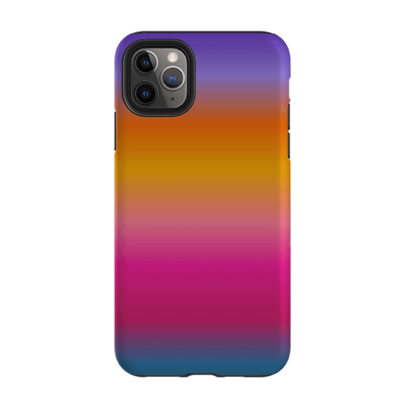 iPhone phone case-Aura Sky By Kitty Joseph-Product Details Raised bevel to protect screen from scratches. Impact resistant polycarbonate shell and shock absorbing inner TPU liner. Secure fit with design wrapping around side of the case and full access to ports. Compatible with Qi-standard wireless charging. Thickness 1/8 inch (3mm), weight 30g. Compatibility See drop down menu for options, please select the right case as we print to order.-Stringberry