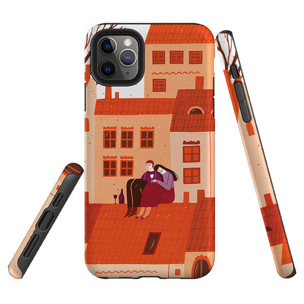iPhone phone case-Autumn Aperitivo By Madalina Andronic-Product Details Raised bevel to protect screen from scratches. Impact resistant polycarbonate shell and shock absorbing inner TPU liner. Secure fit with design wrapping around side of the case and full access to ports. Compatible with Qi-standard wireless charging. Thickness 1/8 inch (3mm), weight 30g. Compatibility See drop down menu for options, please select the right case as we print to order.-Stringberry