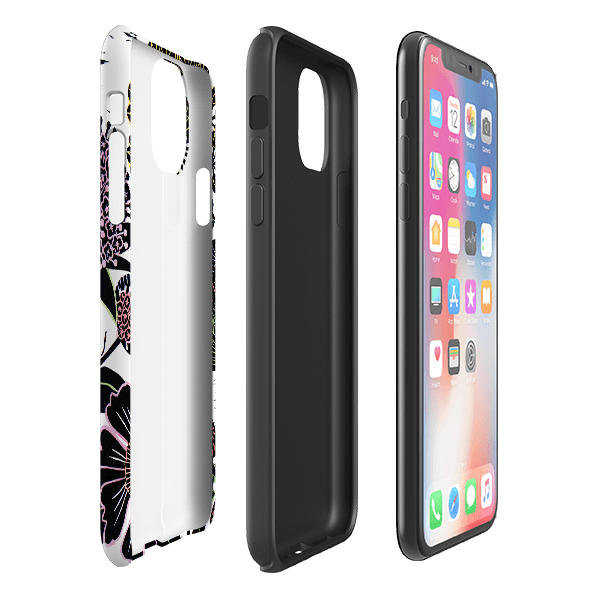 iPhone phone case-Autumn Seeds By Kate Heiss-Product Details Raised bevel to protect screen from scratches. Impact resistant polycarbonate shell and shock absorbing inner TPU liner. Secure fit with design wrapping around side of the case and full access to ports. Compatible with Qi-standard wireless charging. Thickness 1/8 inch (3mm), weight 30g. Compatibility See drop down menu for options, please select the right case as we print to order.-Stringberry