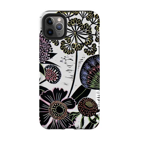 iPhone phone case-Autumn Seeds By Kate Heiss-Product Details Raised bevel to protect screen from scratches. Impact resistant polycarbonate shell and shock absorbing inner TPU liner. Secure fit with design wrapping around side of the case and full access to ports. Compatible with Qi-standard wireless charging. Thickness 1/8 inch (3mm), weight 30g. Compatibility See drop down menu for options, please select the right case as we print to order.-Stringberry