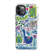 iPhone phone case-Back Garden By Tracey English-Product Details Raised bevel to protect screen from scratches. Impact resistant polycarbonate shell and shock absorbing inner TPU liner. Secure fit with design wrapping around side of the case and full access to ports. Compatible with Qi-standard wireless charging. Thickness 1/8 inch (3mm), weight 30g. Compatibility See drop down menu for options, please select the right case as we print to order.-Stringberry